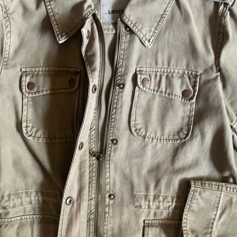 Levi Green Denim Jacket - Picture 5 of 6